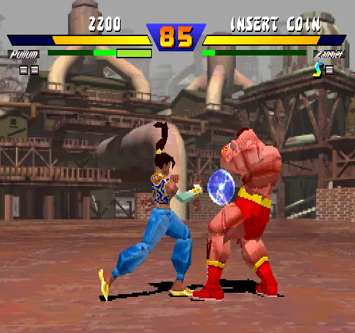 Backdrop artwork for Street Fighter EX