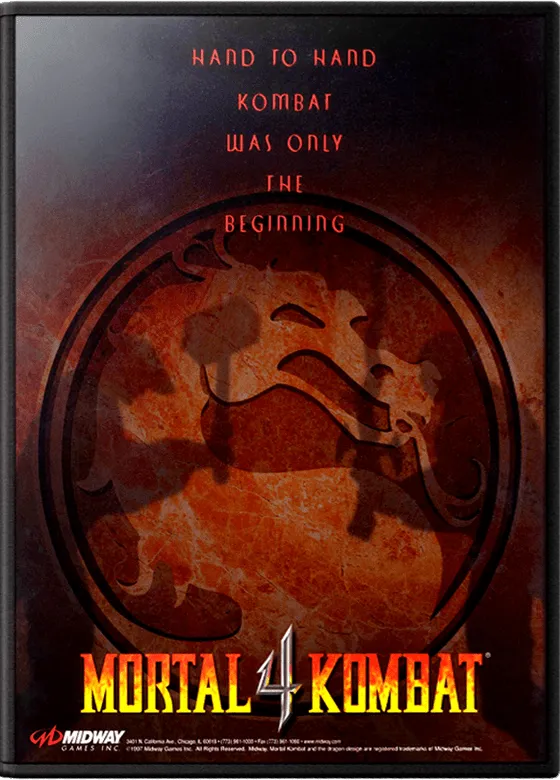 Mortal Kombat 4 box art