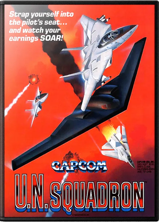 U.N. Squadron box art