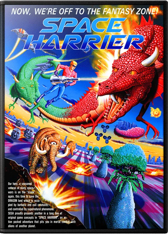 Space Harrier box art