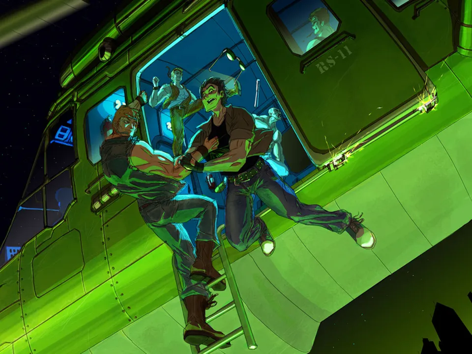 Backdrop artwork for Double Dragon II: The Revenge