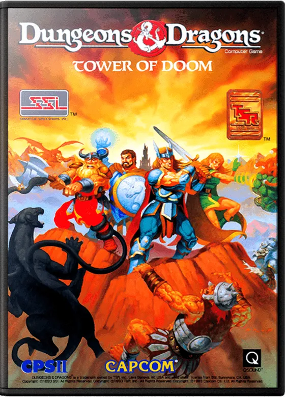Dungeons & Dragons: Tower of Doom box art