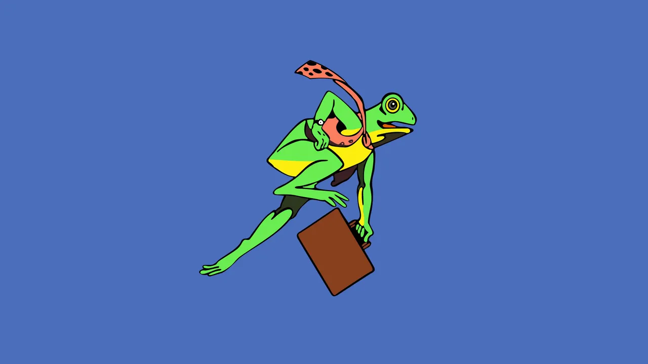 Backdrop artwork for Frogger