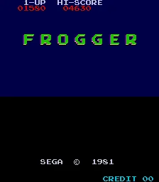 Frogger screenshot