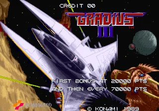 Gradius III screenshot