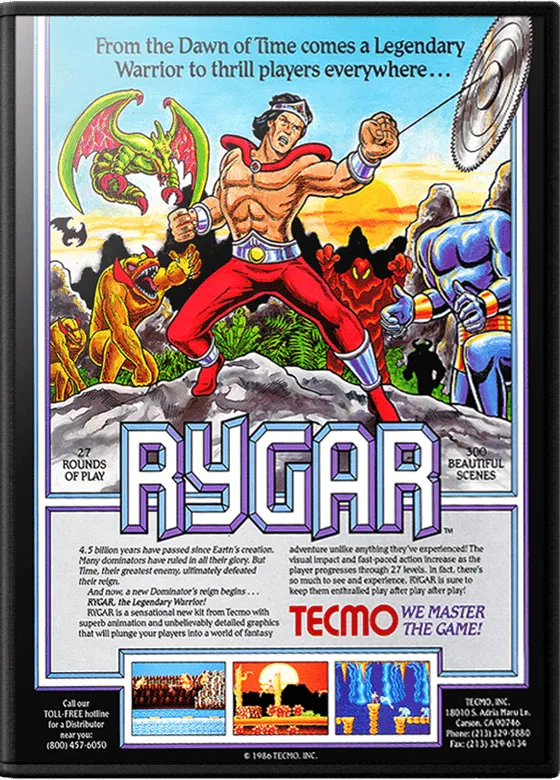 Rygar box art