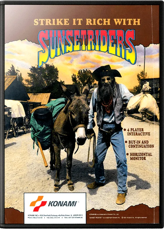 Sunset Riders box art