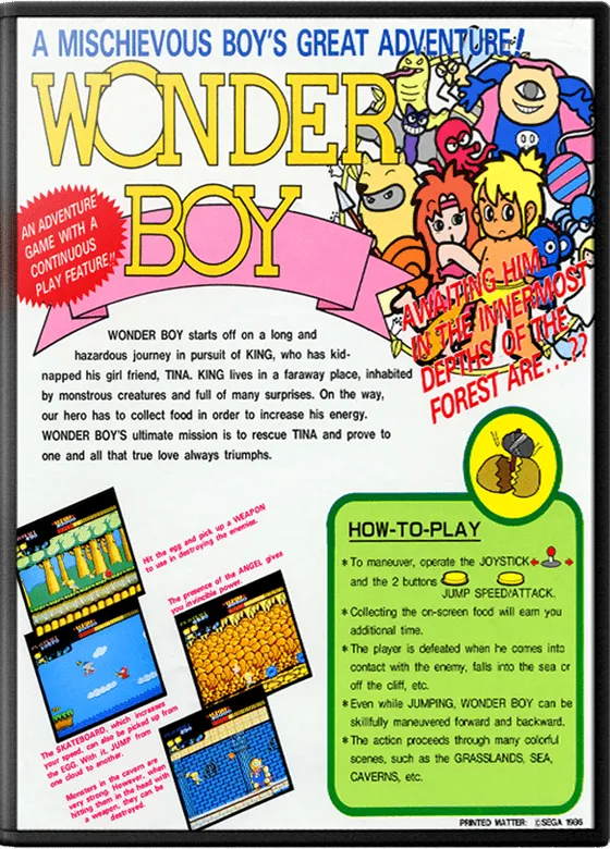 Wonder Boy box art
