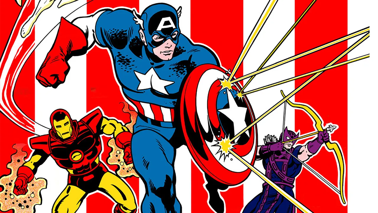 Backdrop artwork for Captain America and The Avengers