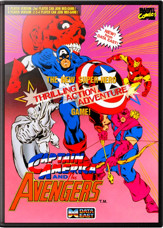 Captain America and The Avengers box art