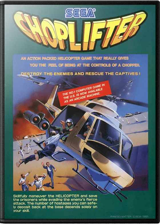 Choplifter box art