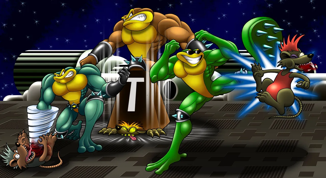 Backdrop artwork for Battletoads