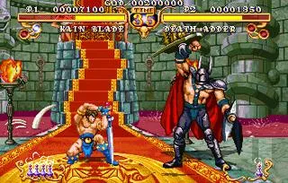 Backdrop artwork for Golden Axe: The Duel