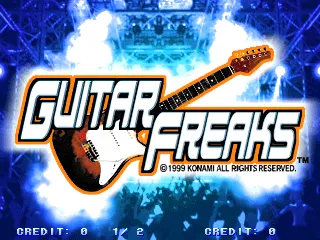 Backdrop artwork for Guitar Freaks Ver 1.01