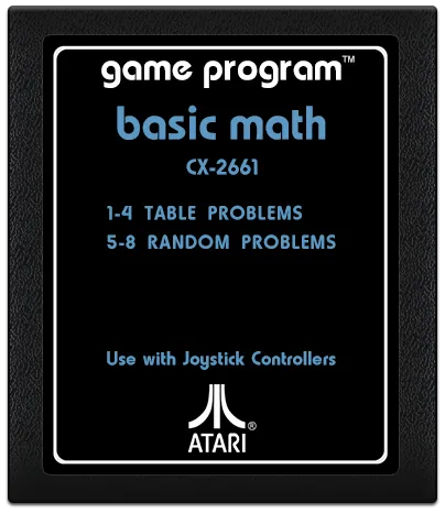 Basic Math cart