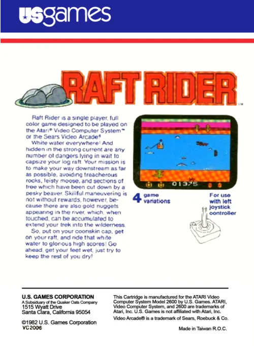 Raft Rider box back