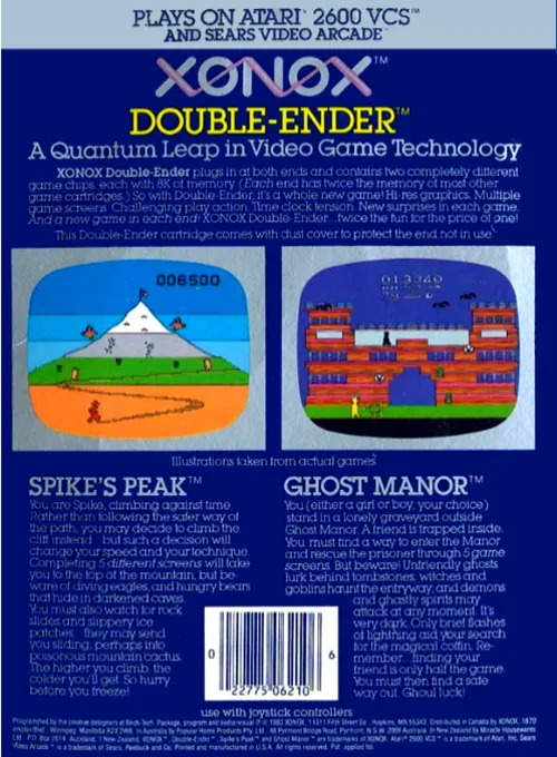 Ghost Manor box back