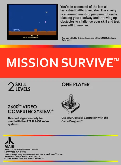 Mission Survive box back