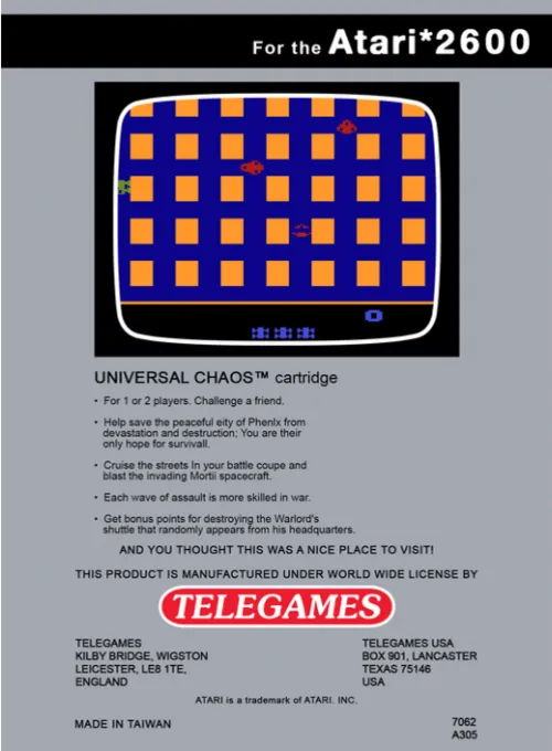 Universal Chaos box back