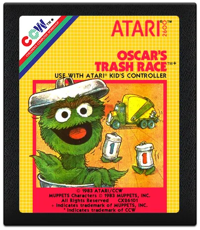 Oscar's Trash Race cart