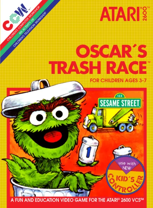 Oscar's Trash Race box art