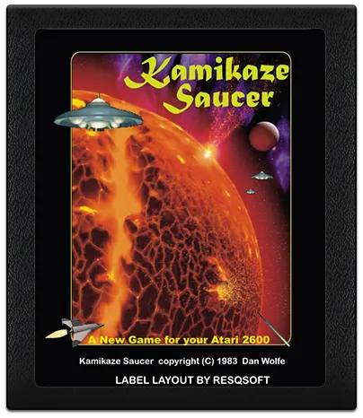 Kamikaze Saucers cart