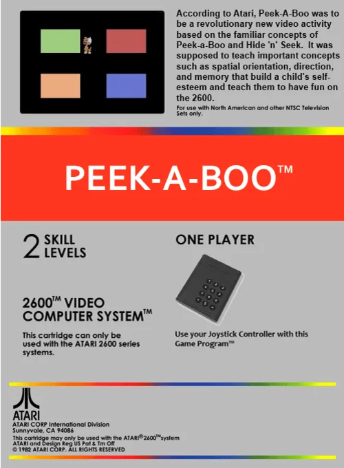 Peek-A-Boo box back