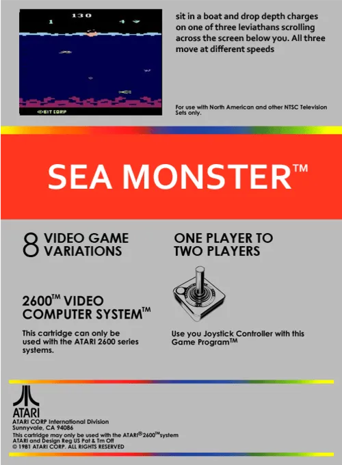 Sea Monster box back