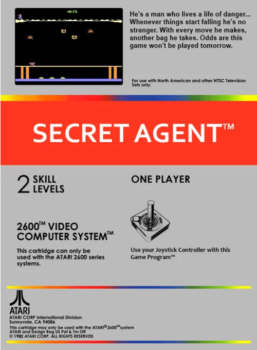 Secret Agent box back