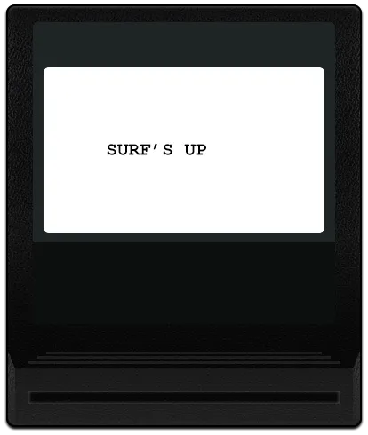 Surf's Up cart