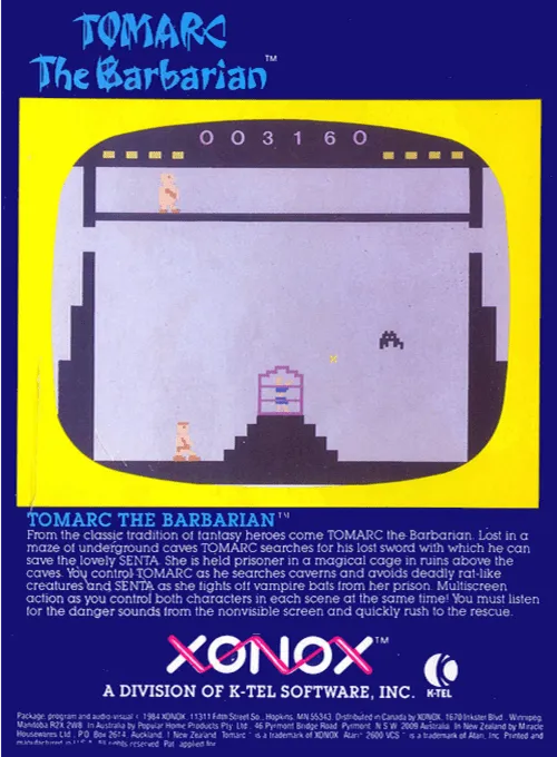 Tomarc the Barbarian box back