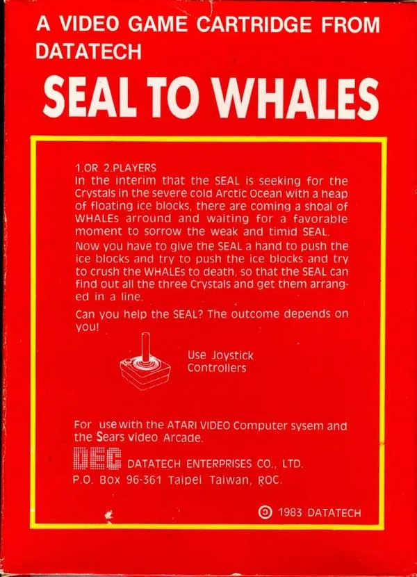 Seal to Whales box back
