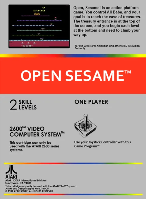 Open Sesame box back