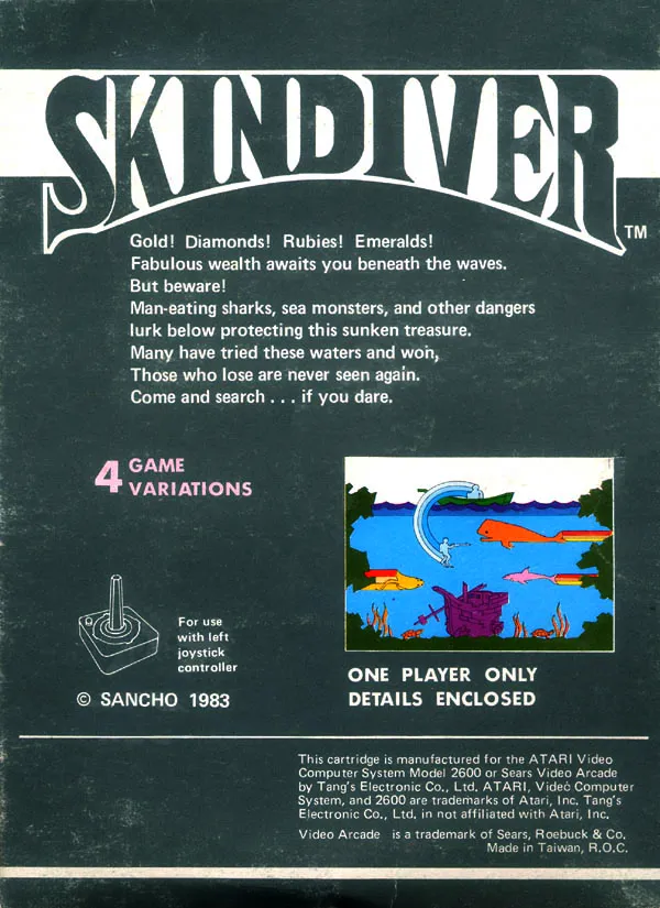 Skindiver box back