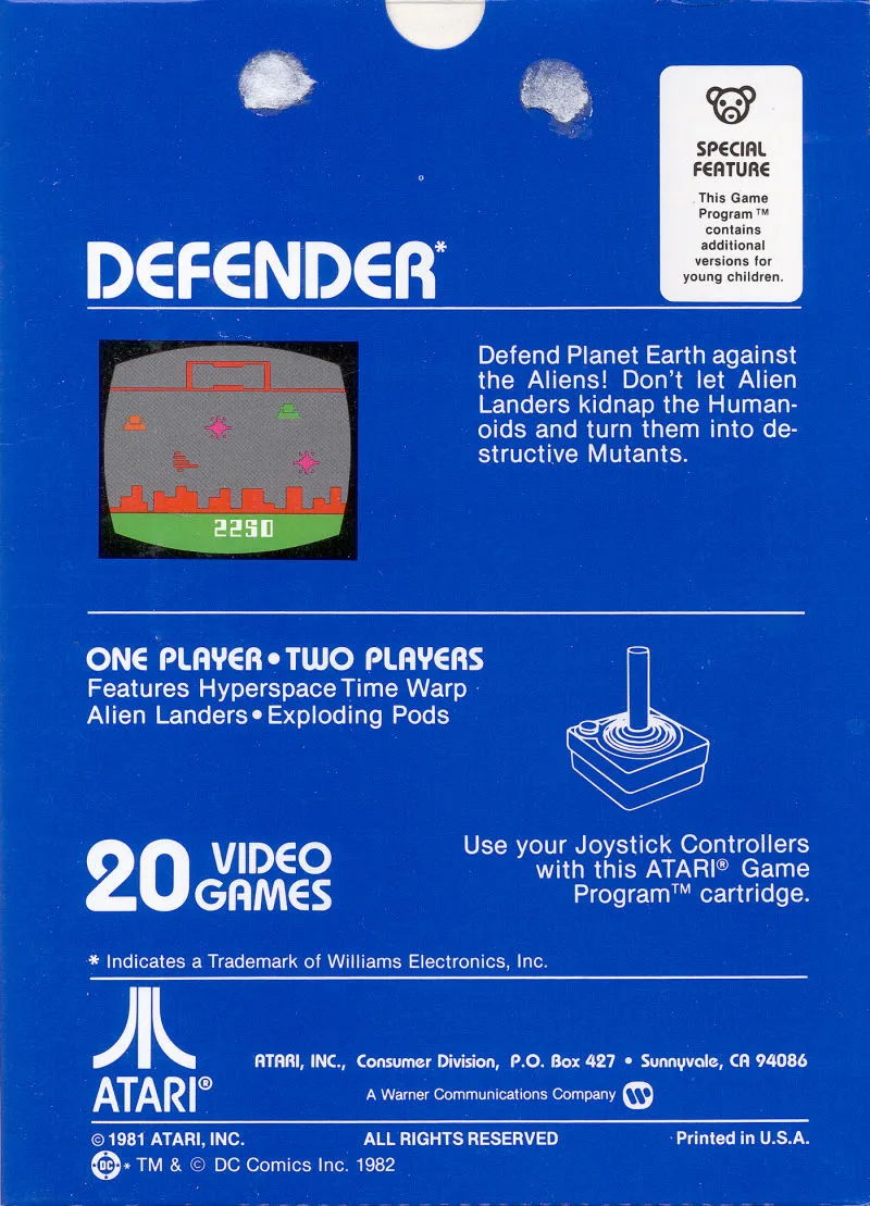Defender box back