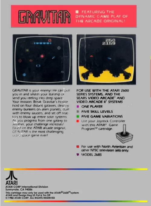 Gravitar box back