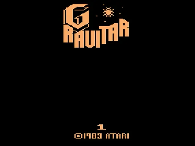 Gravitar screenshot