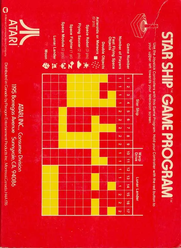 Star Ship box back