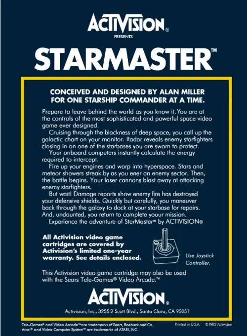 Starmaster box back