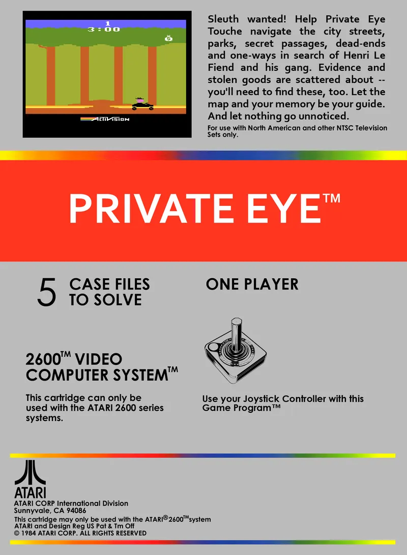 Private Eye box back