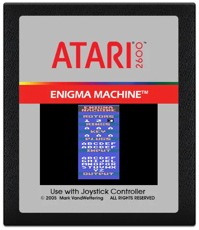 Enigma Machine cart