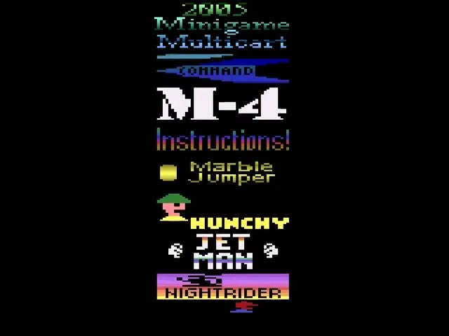 2005 MiniGame MultiCart screenshot