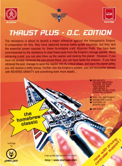 Thrust+ DC Edition box back