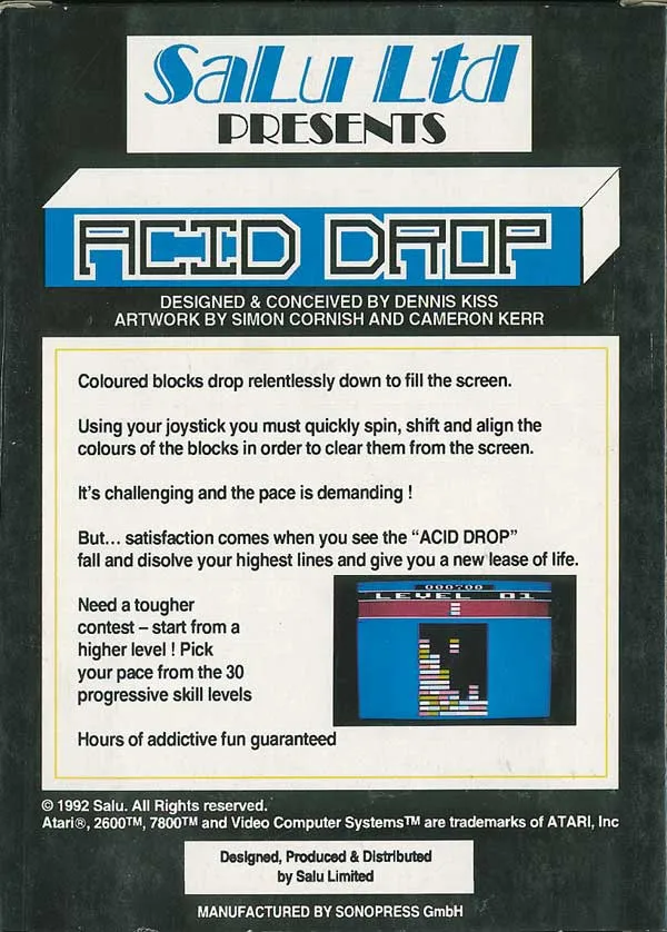 Acid Drop box back