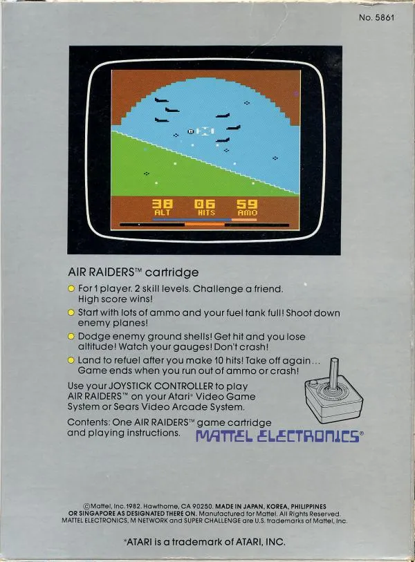 Air Raiders box back