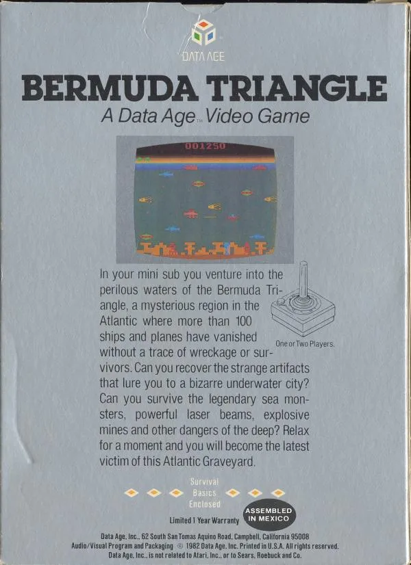 Bermuda Triangle box back