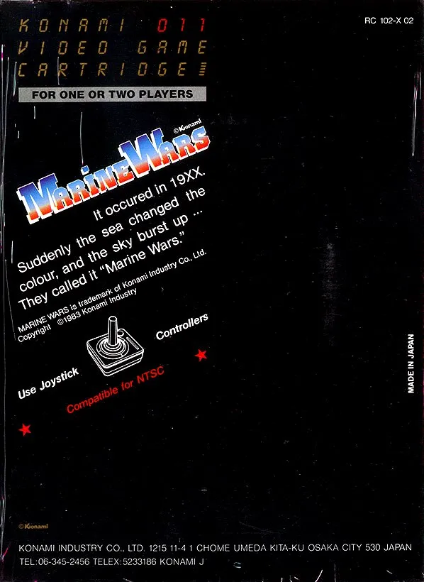 Marine Wars box back