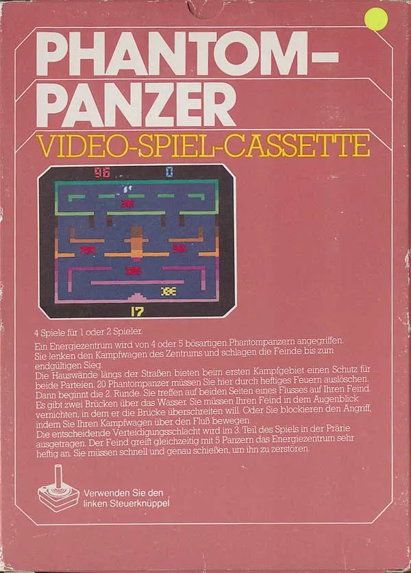 Phantom Panzer box back