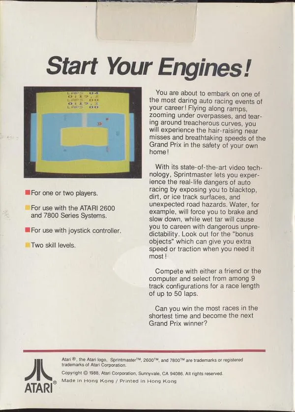 Sprintmaster box back