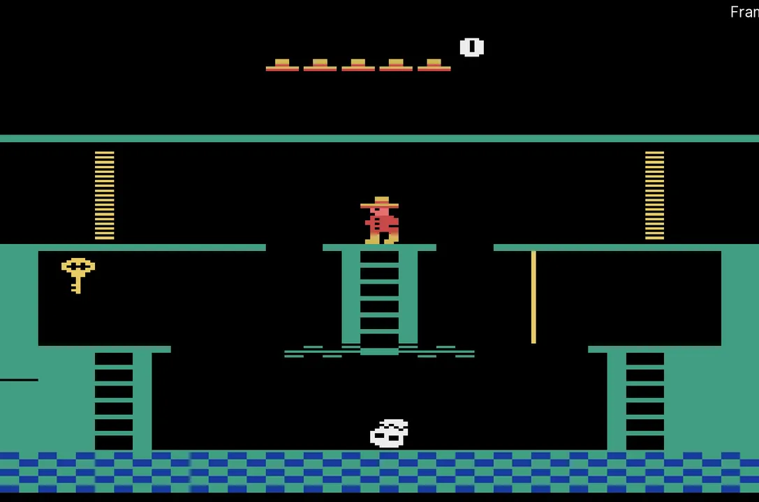 Backdrop artwork for Montezuma's Revenge